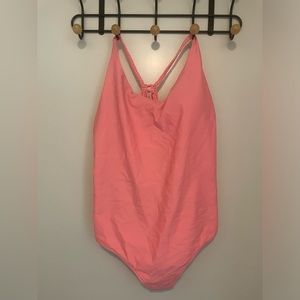 Like New Aerie coral covered swimsuit
